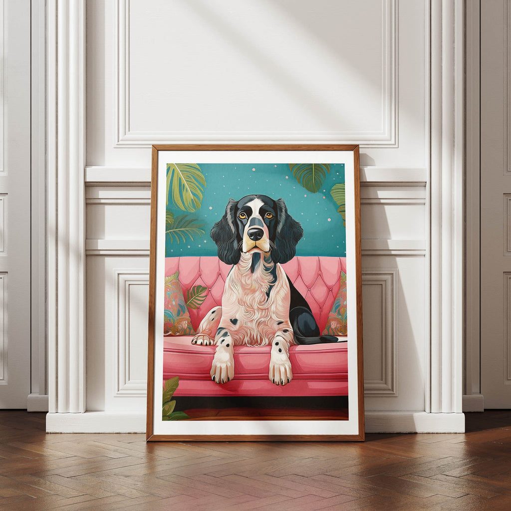 English Setter  Just Lounging Around image 4