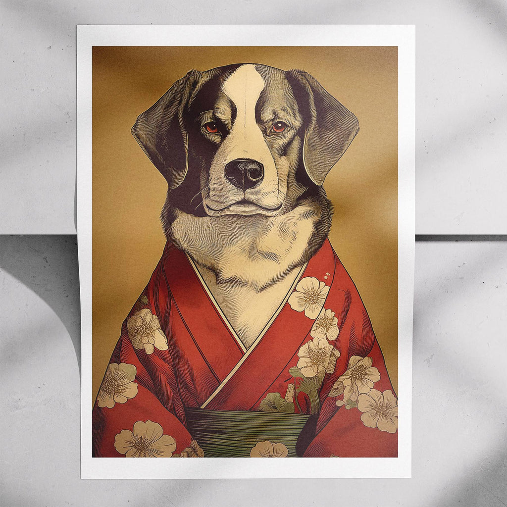 Bernese Mountain Dog Japanse Kimono Dog Series image 7