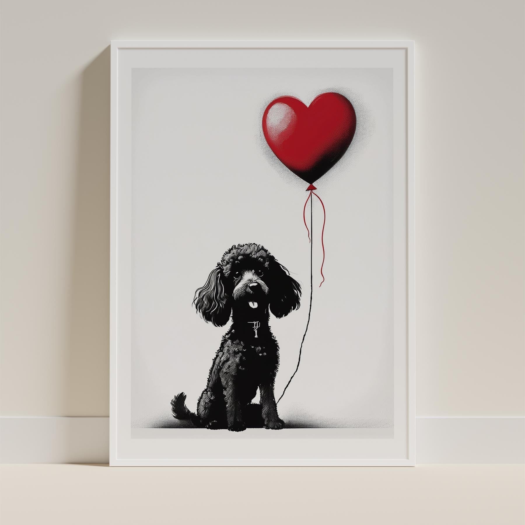 Poodle DOGSY Series inspired by the Art of Banksy image 9