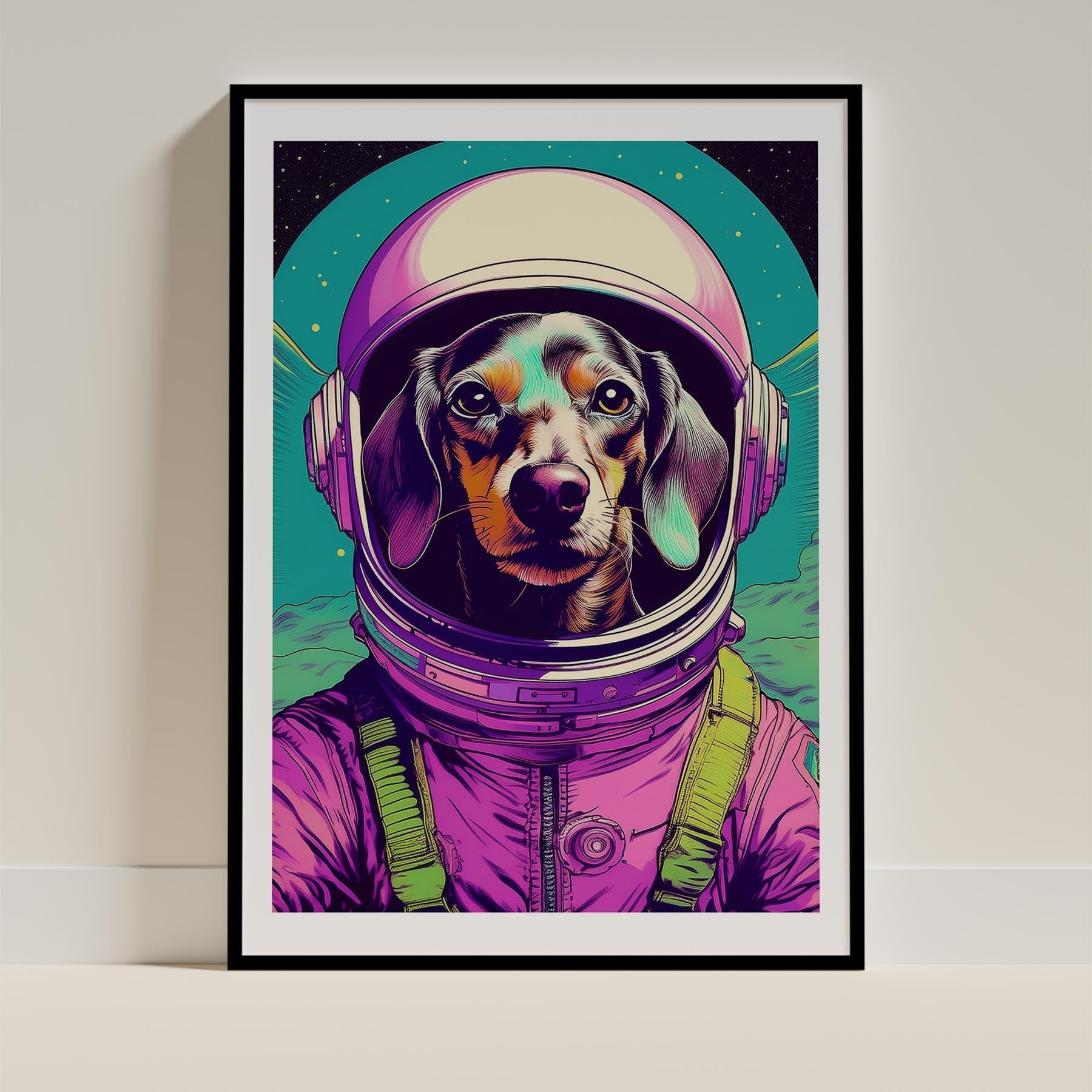 Dachshund Space Dogs Series image 0