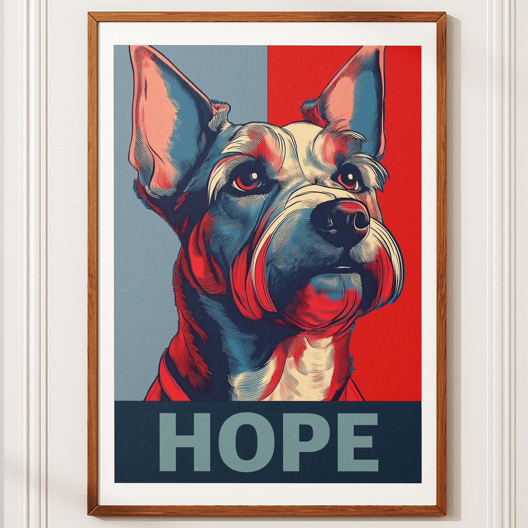 Australian Terrier HOPE Series Inspired by the Obama Poster image 10