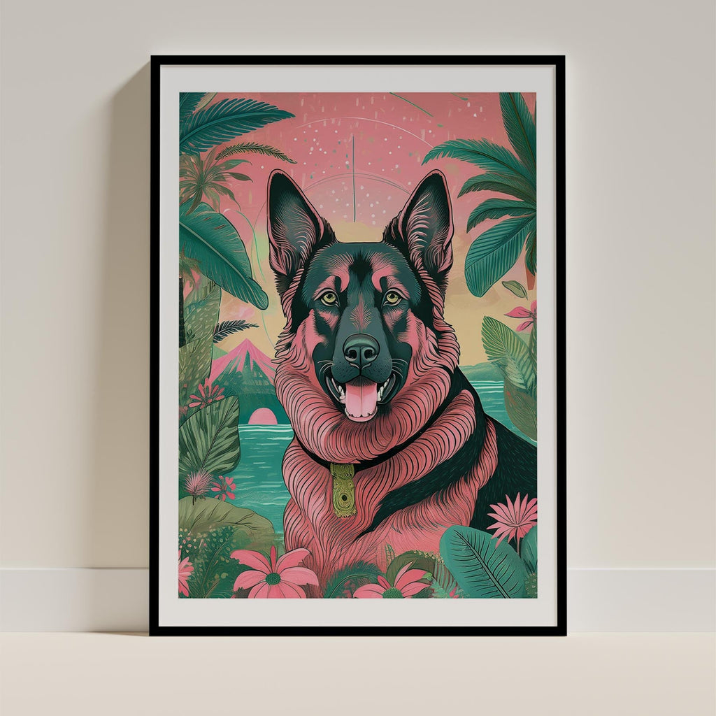 German Shepherd Flowery Dog image 11