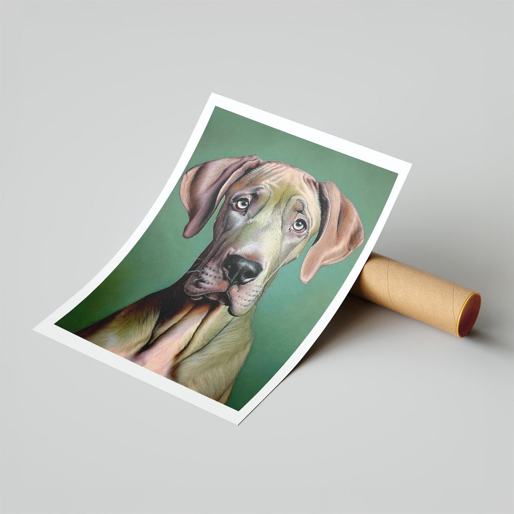 Great Dane Green Painted Series image 6