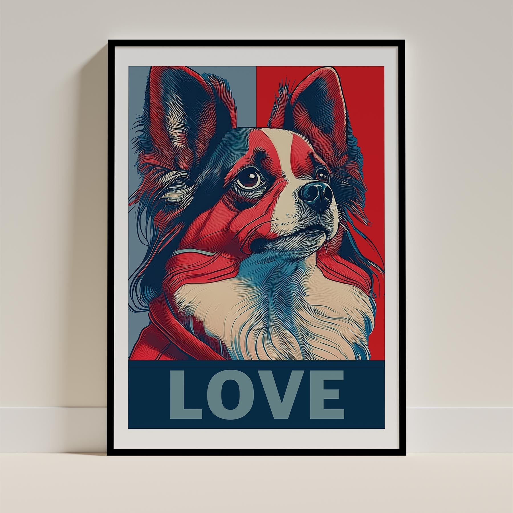 Papillon LOVE Series Inspired by the Obama Poster image 0