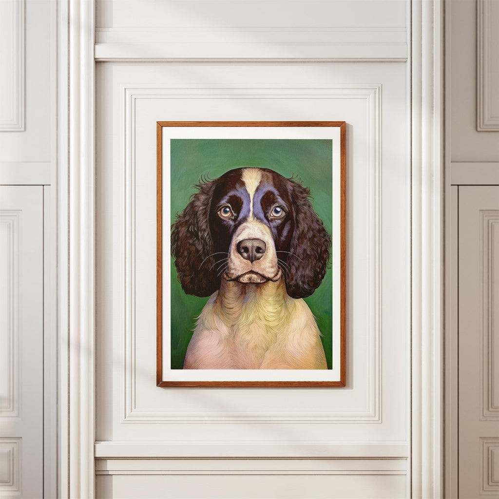 English Springer Spaniel Green Painted Series image 3
