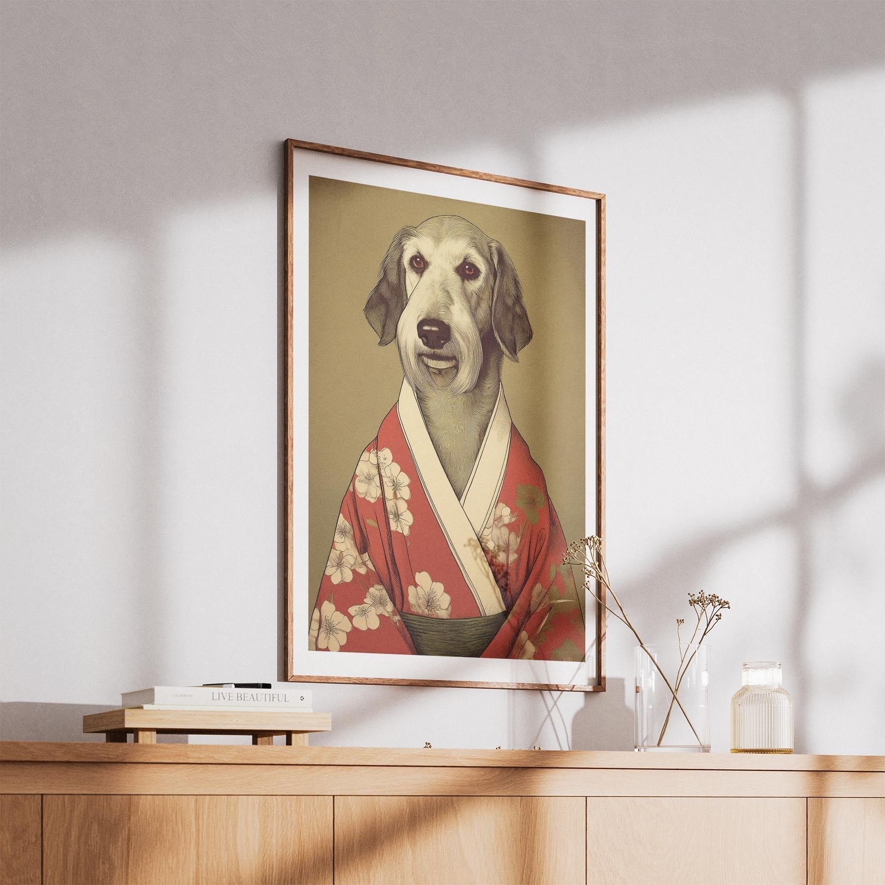 Irish Wolfhound Japanse Kimono Dog Series image 5