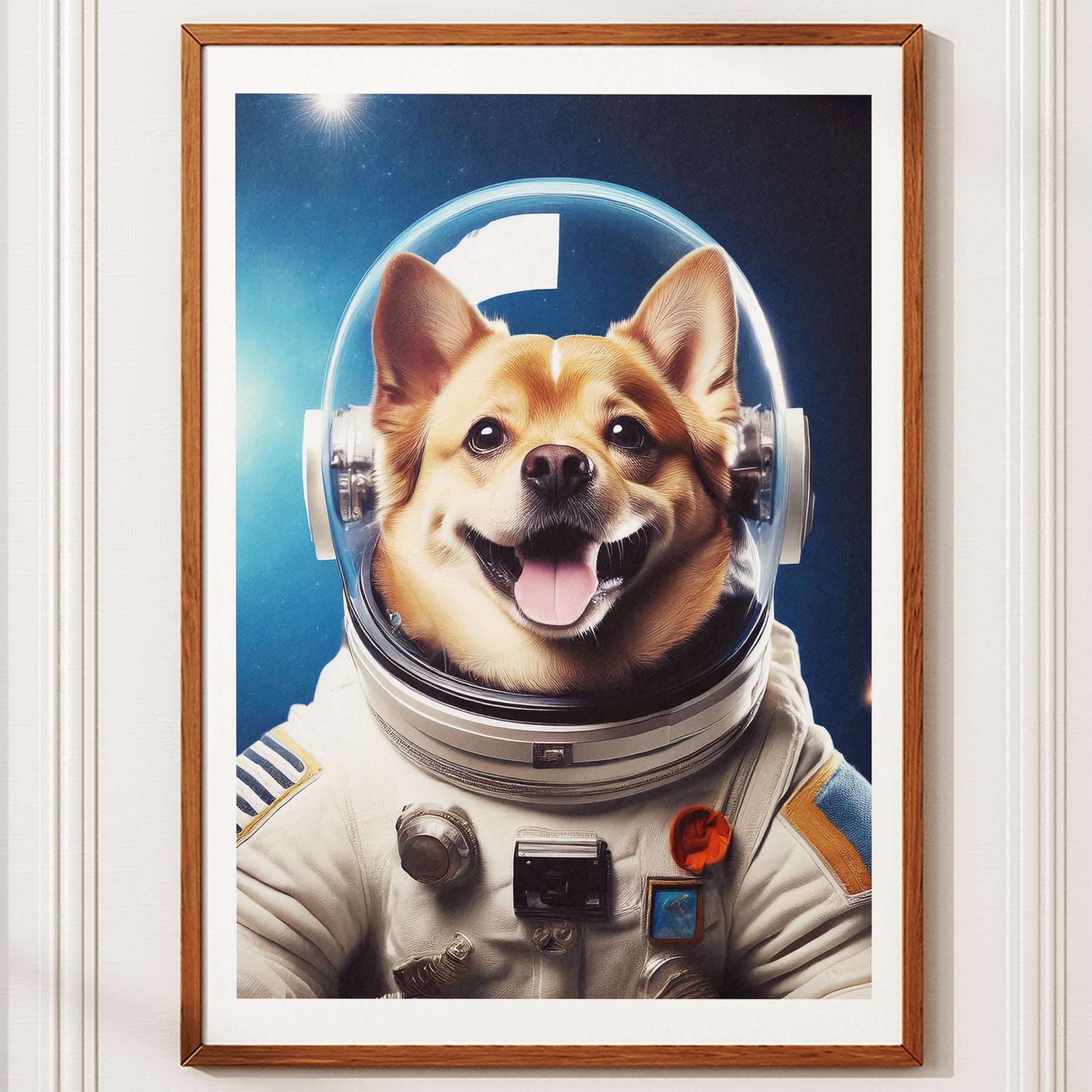 Japanese Chin Astronaut Dog Series image 10