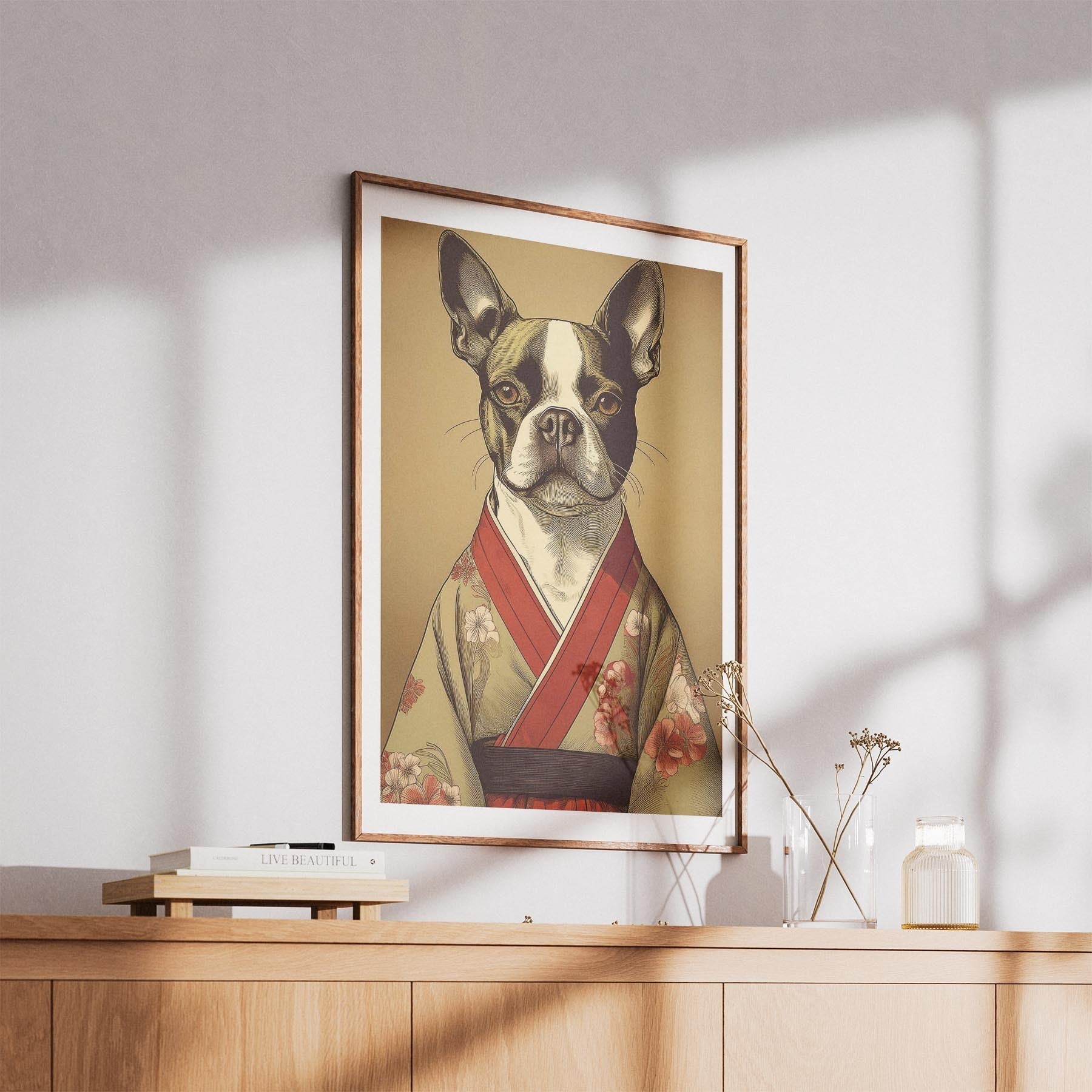 Boston Terrier Japanse Kimono Dog Series image 5