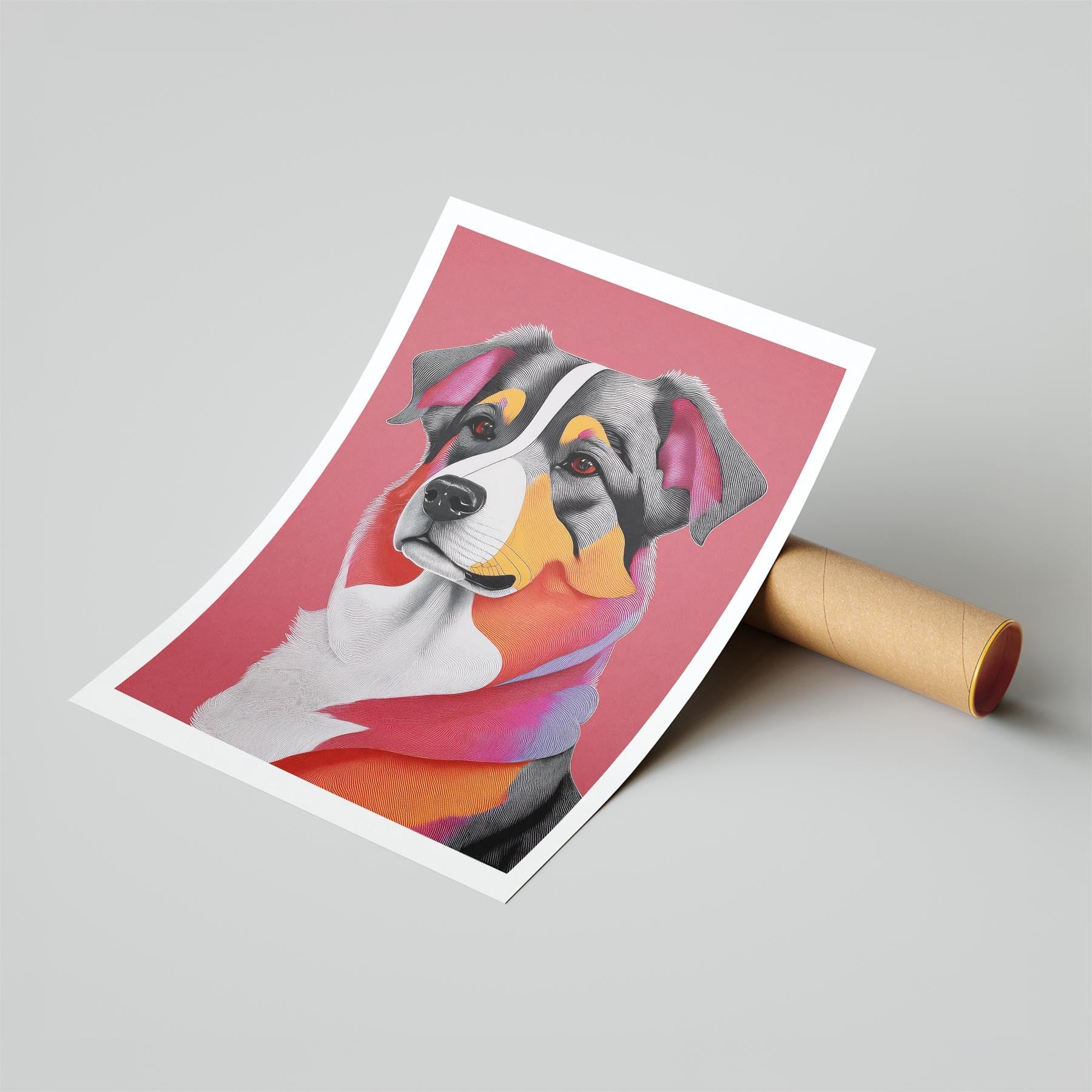 Australian Shepherd Modern Pop Dog Series image 6