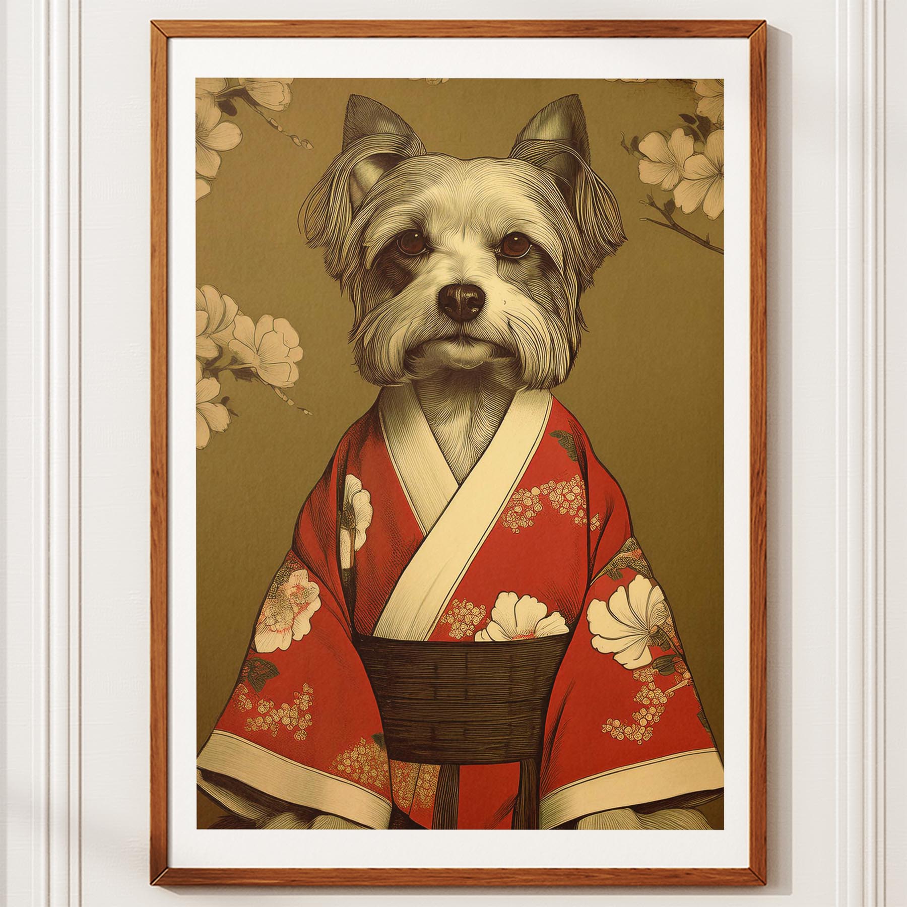 Yorkshire Terrier Japanse Kimono Dog Series image 10
