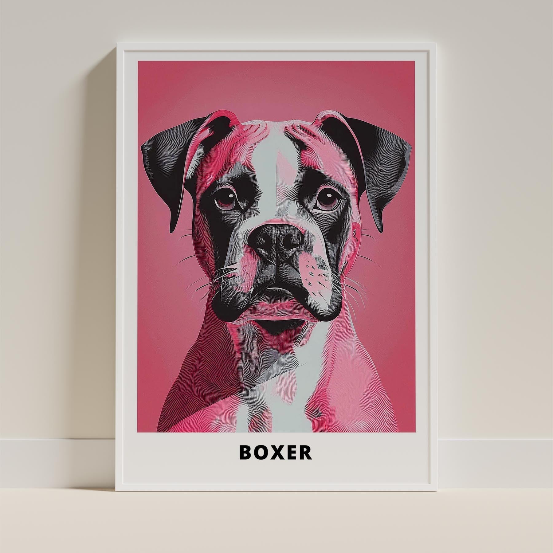 Boxer Pink and Black Dog Series 1 image 9