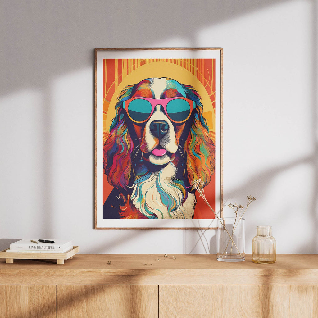 Cavalier King Charles Spaniel In Colourful Sunnies 1 image 8