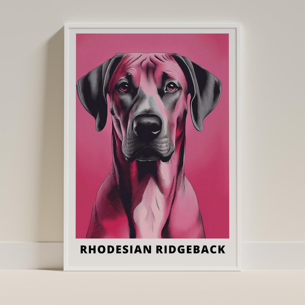 Rhoedesian Ridgeback Pink and Black Dog Series 1 image 9