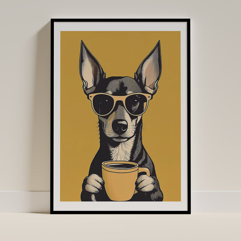 Dashund Chillin Coffee Dog image 0