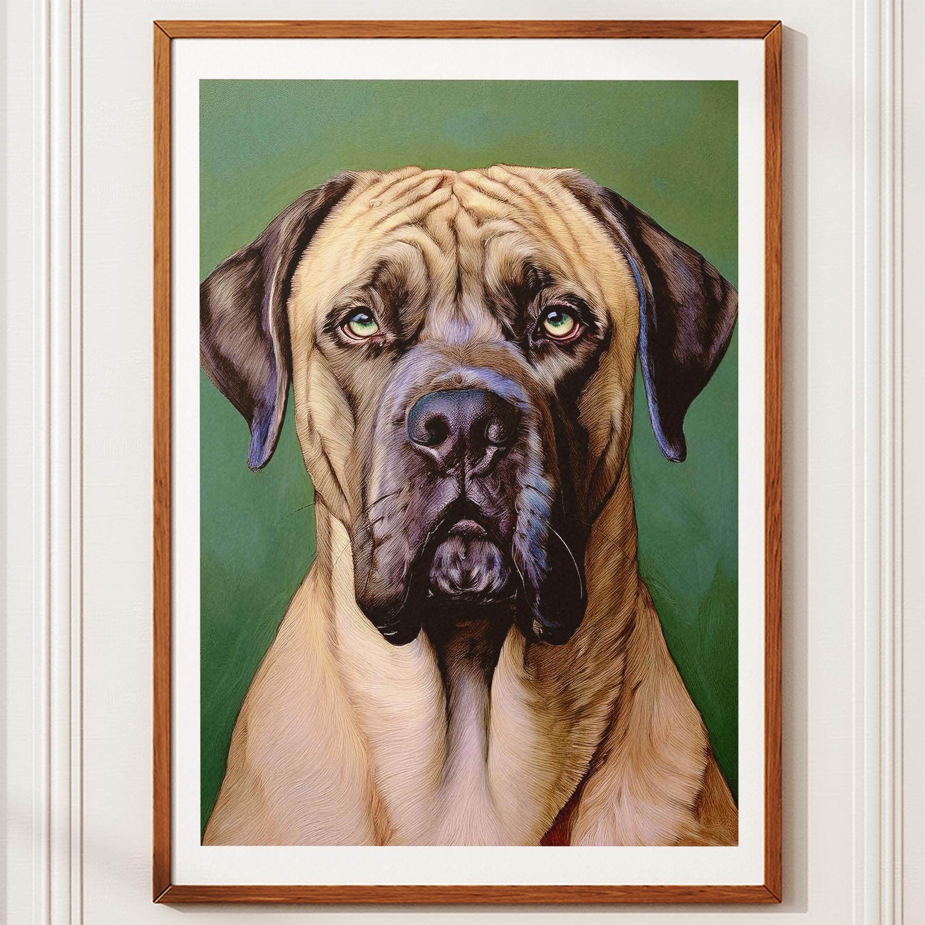 Neapolitan Mastiff Green Painted Series image 10