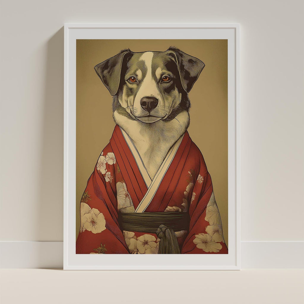 Australian Shepherd Japanse Kimono Dog Series image 9