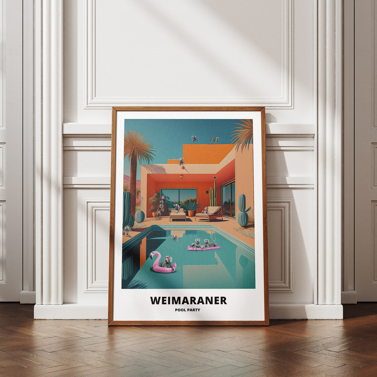 Weimaraner Pool Party image 4