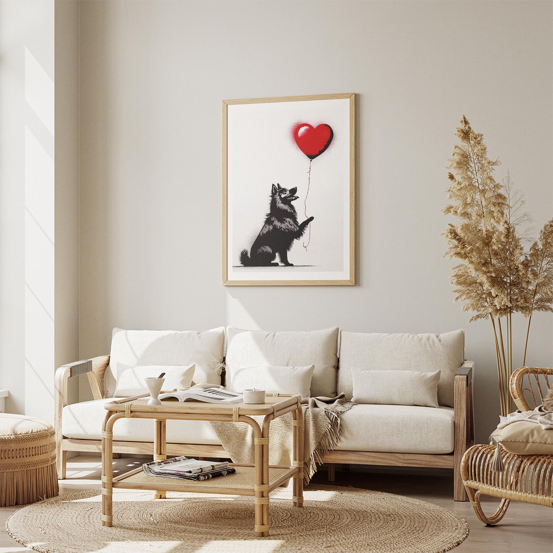 Samoyed DOGSY Series inspired by the Art of Banksy image 2