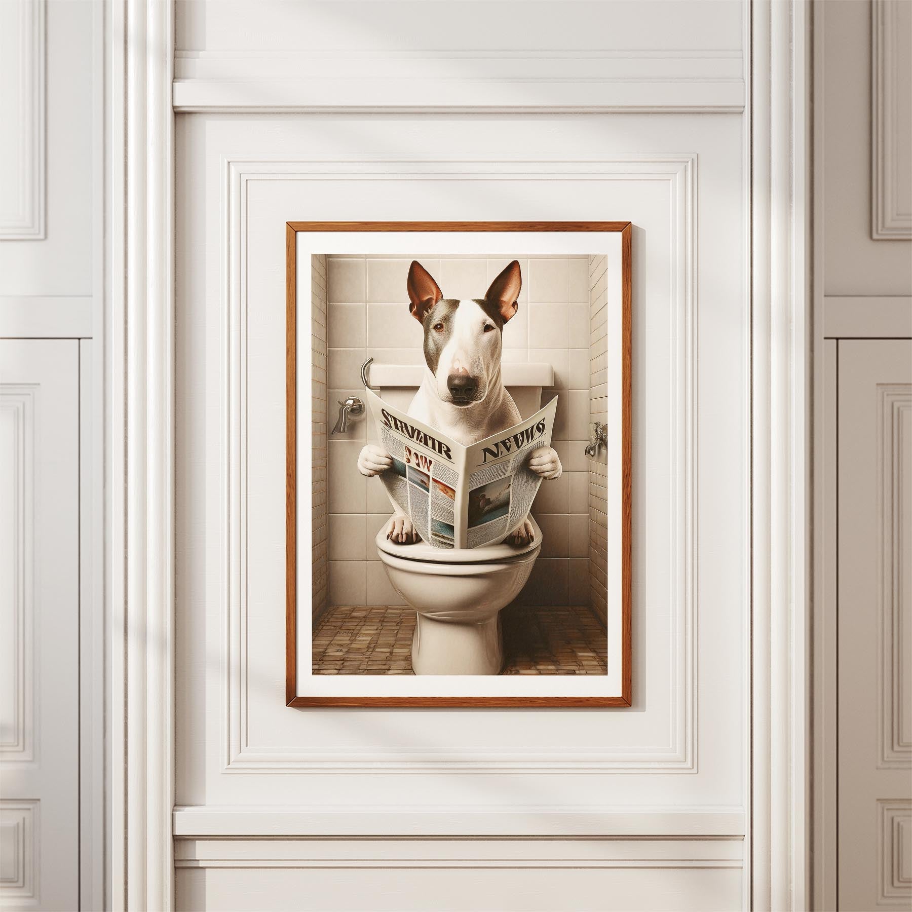 Bull Terrier Toilet Humour Dog Series 3 image 3