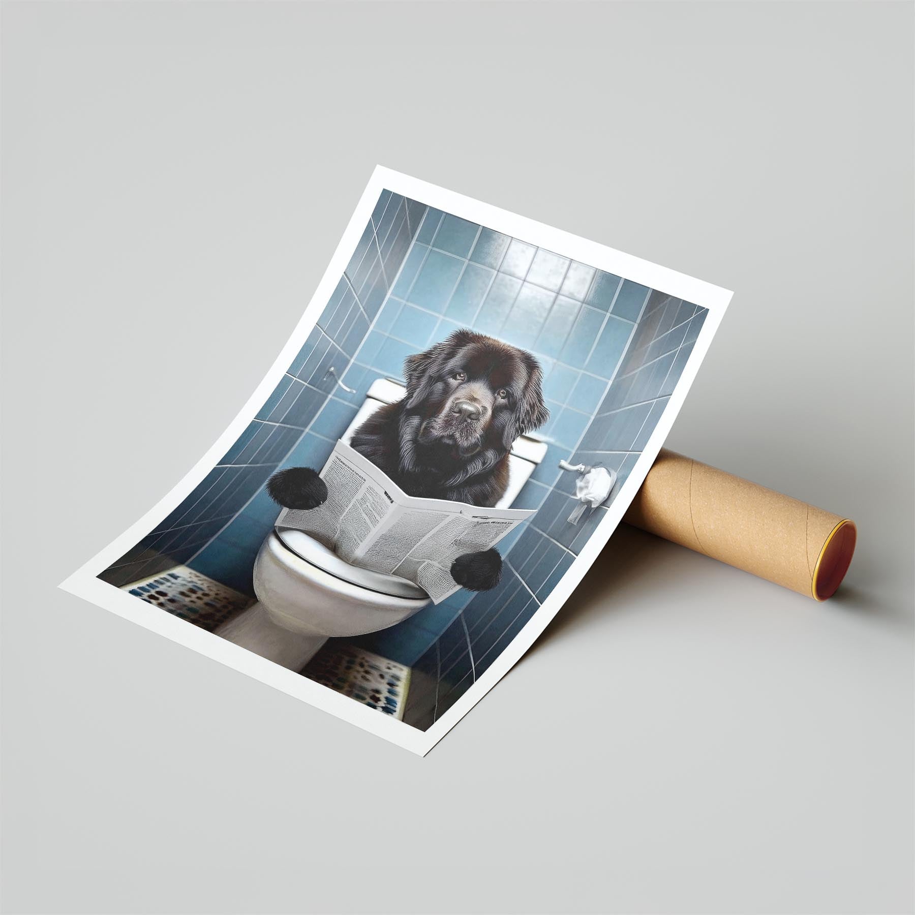 Newfoundland Toilet Humour Dog Series 2 image 6