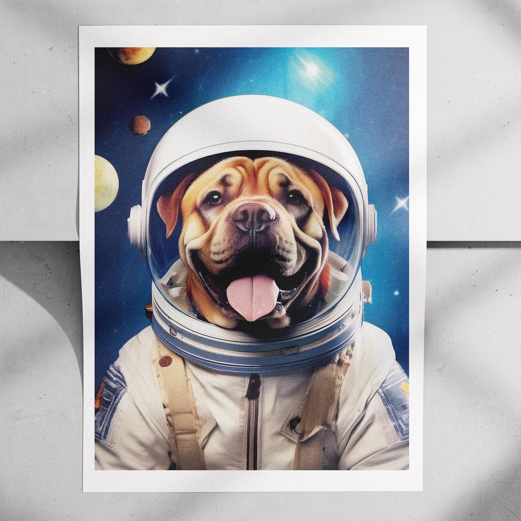Bullmastiff Astronaut Dog Series image 7
