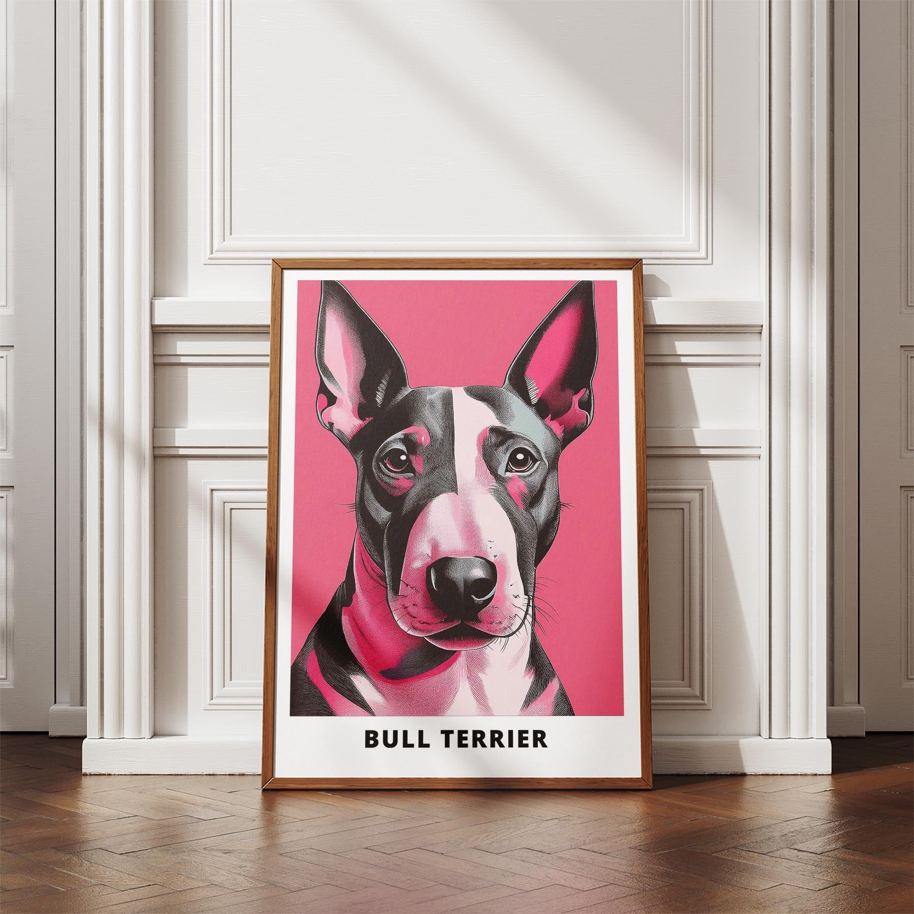 Bull Terrier Pink and Black Dog Series 1 image 4