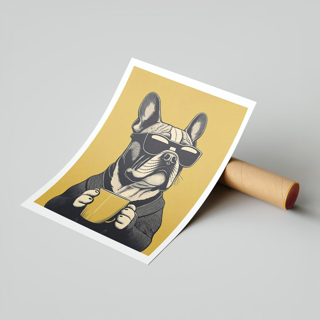 Bulldog Chillin Coffee Dog image 7