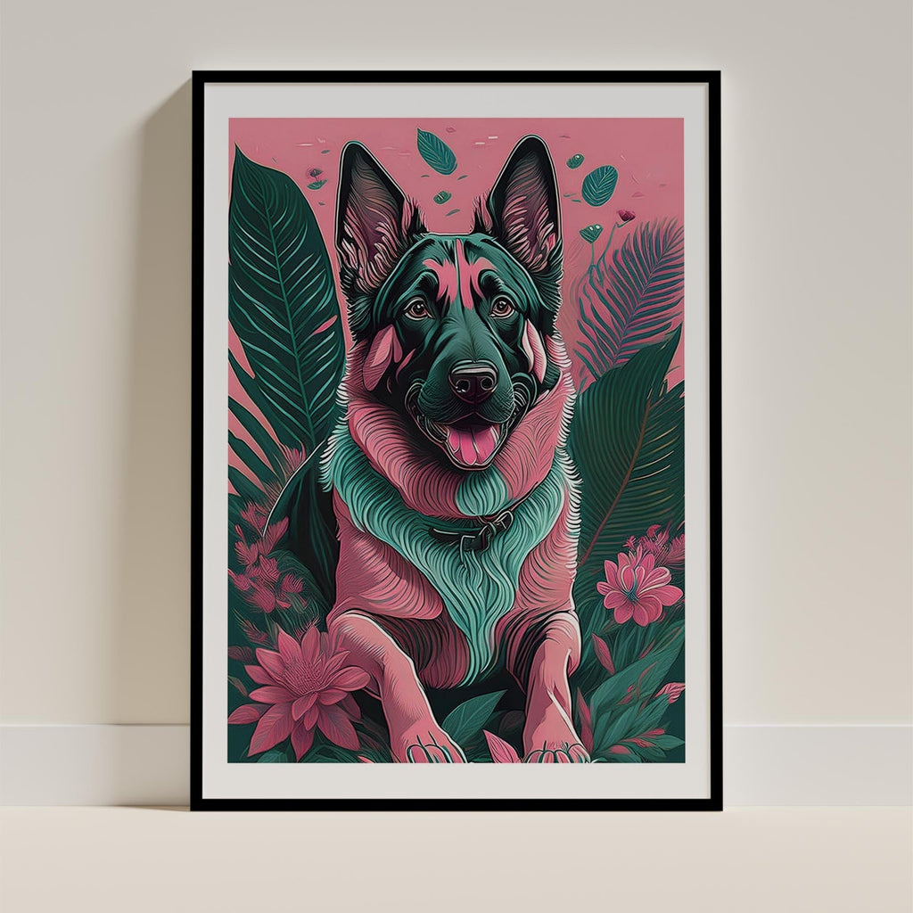 German Shepherd Flowery Dog image 11