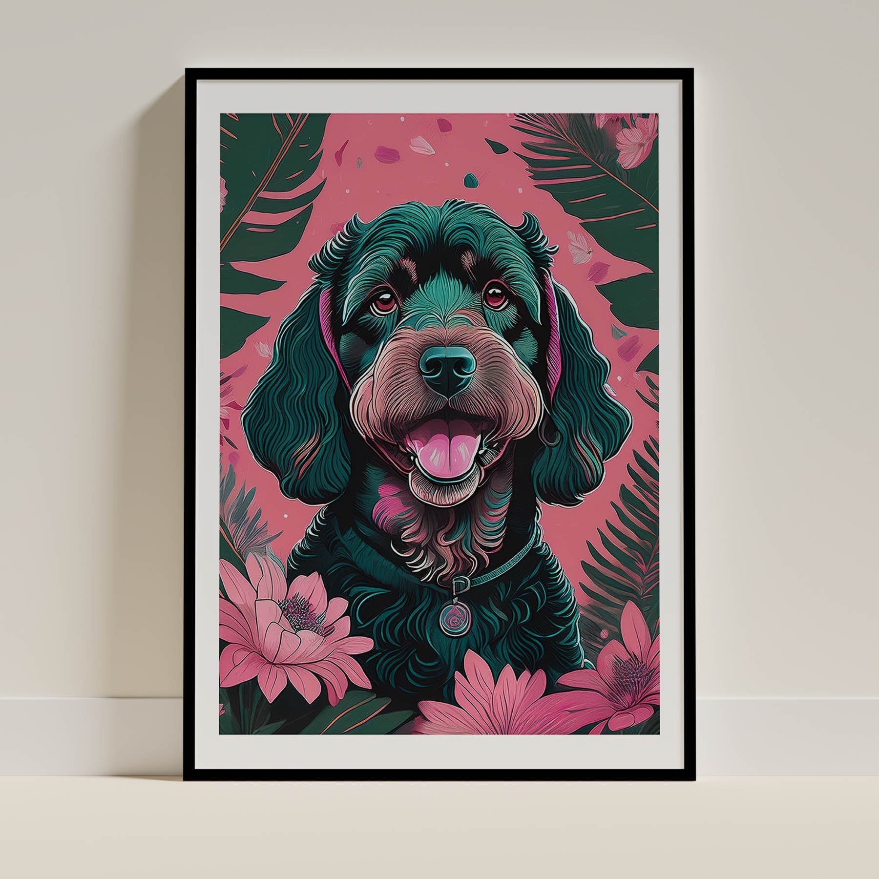 Cavoodle Flowery Dog image 0