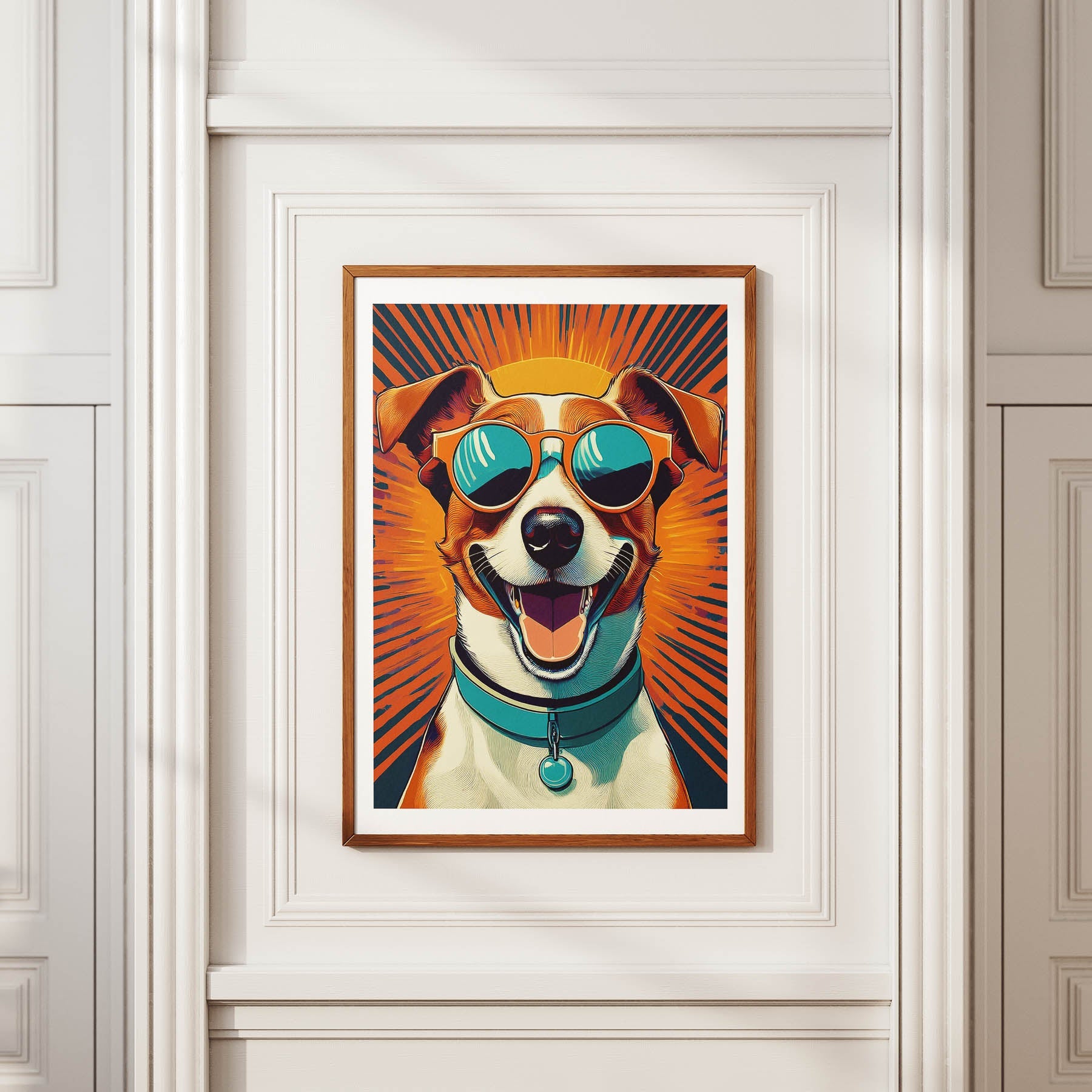 Jack Russell Terrier In Colourful Sunnies 2 image 2