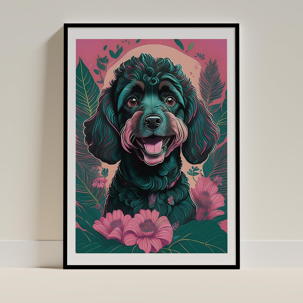 Poodle Flowery Dog image 0