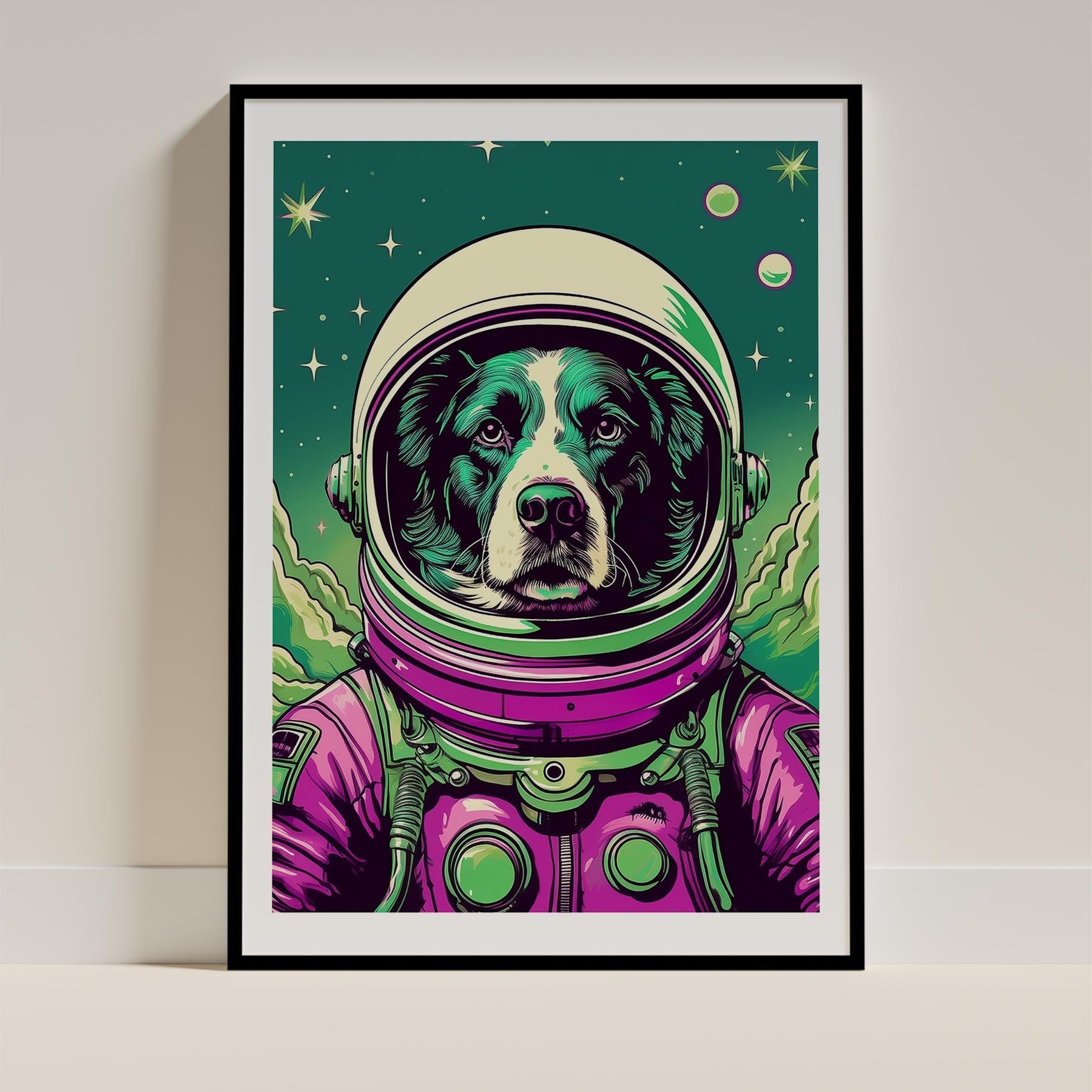 Border Collie Space Dogs Series image 0