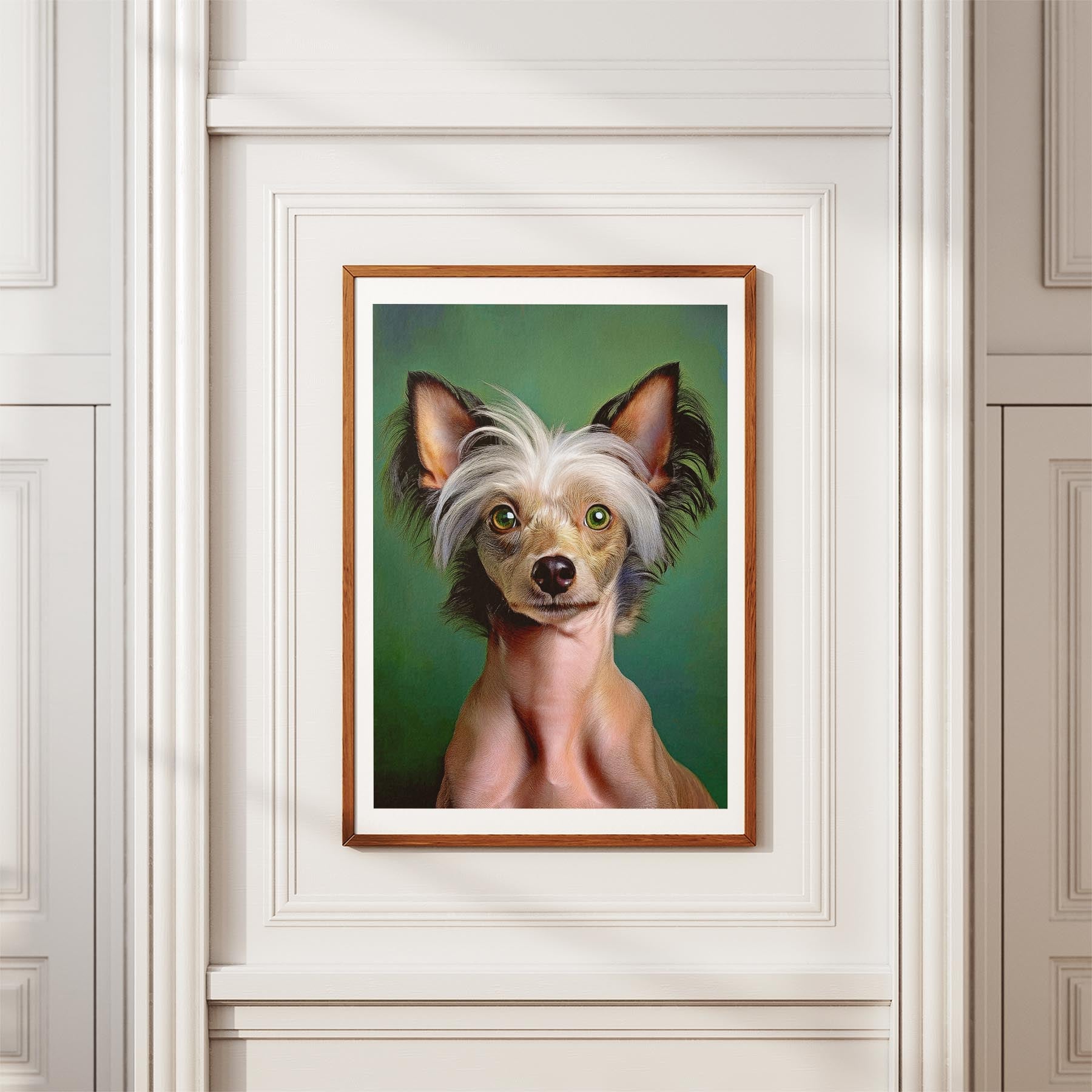 Chinese Crested Green Painted Series image 3