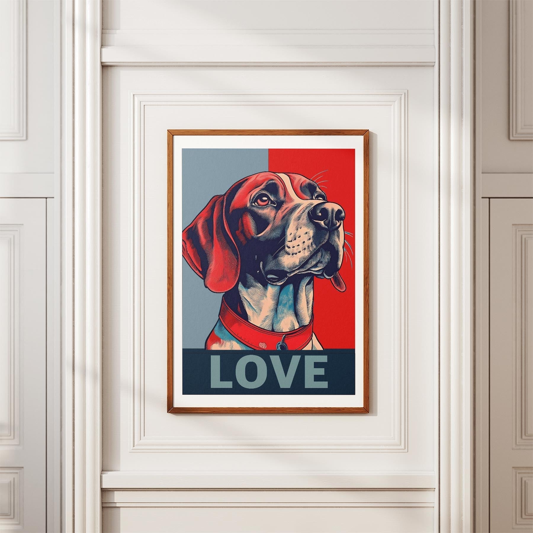 English Pointer LOVE Series Inspired by the Obama Poster image 3