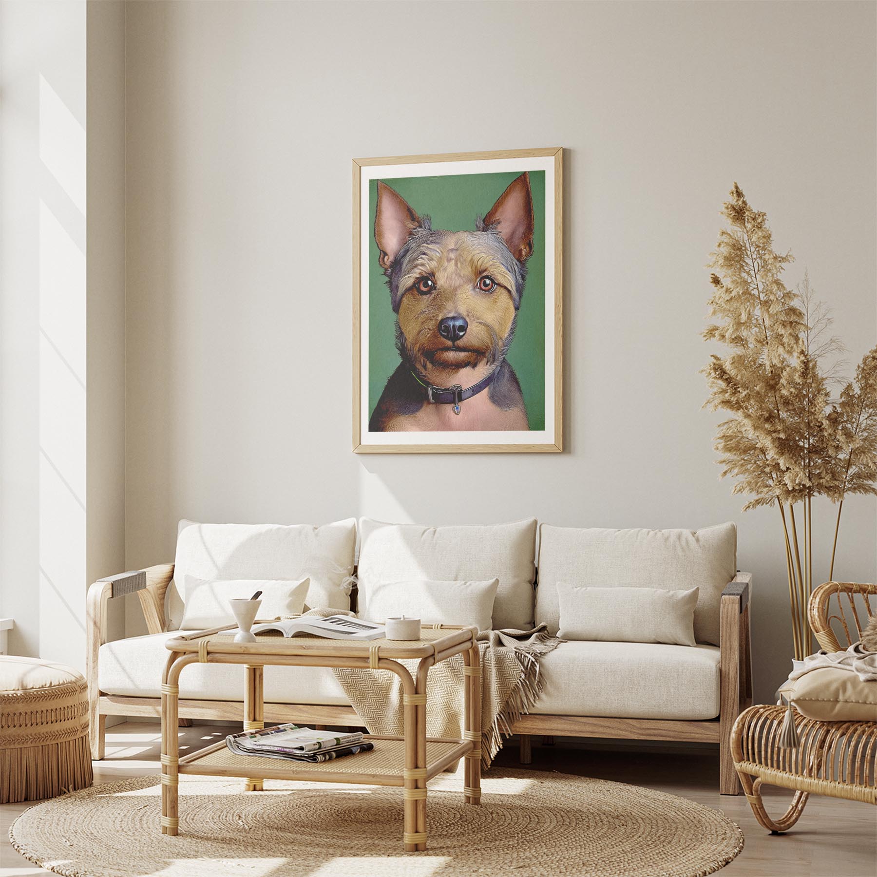 Australian Terrier Green Painted Series image 2