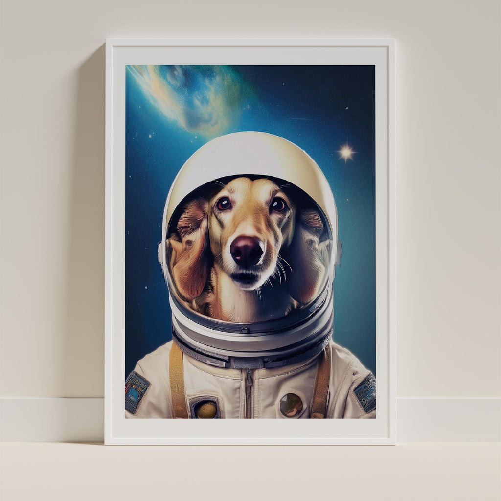 Borzoi Astronaut Dog Series image 9