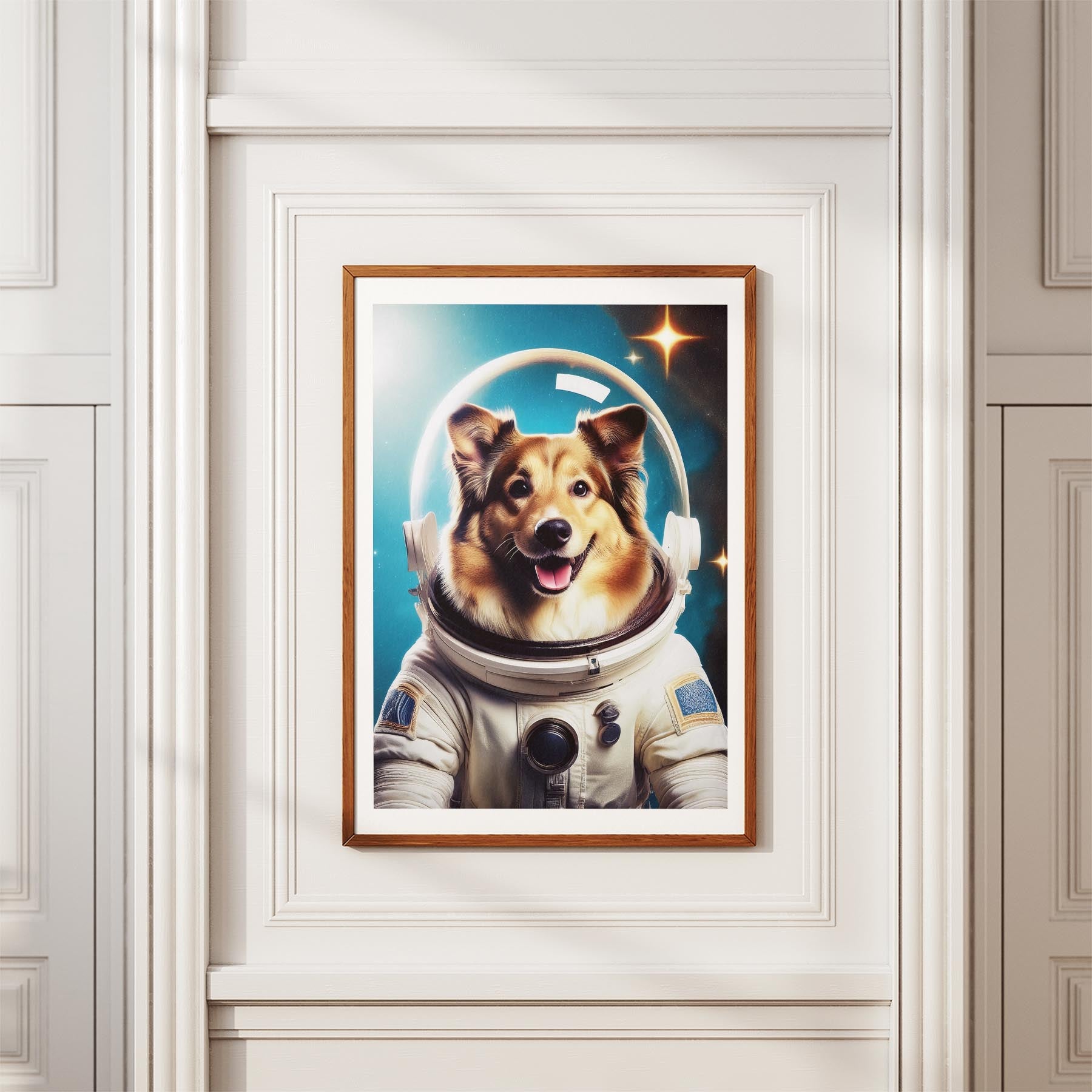 Shetland Sheepdog Astronaut Dog Series image 3