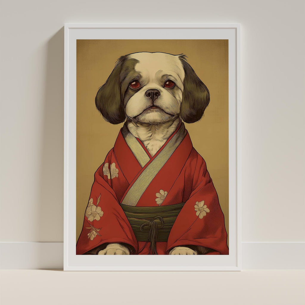 Shih Tzu Japanse Kimono Dog Series image 9