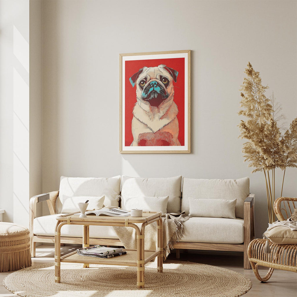 Pug Red Dog Series image 2