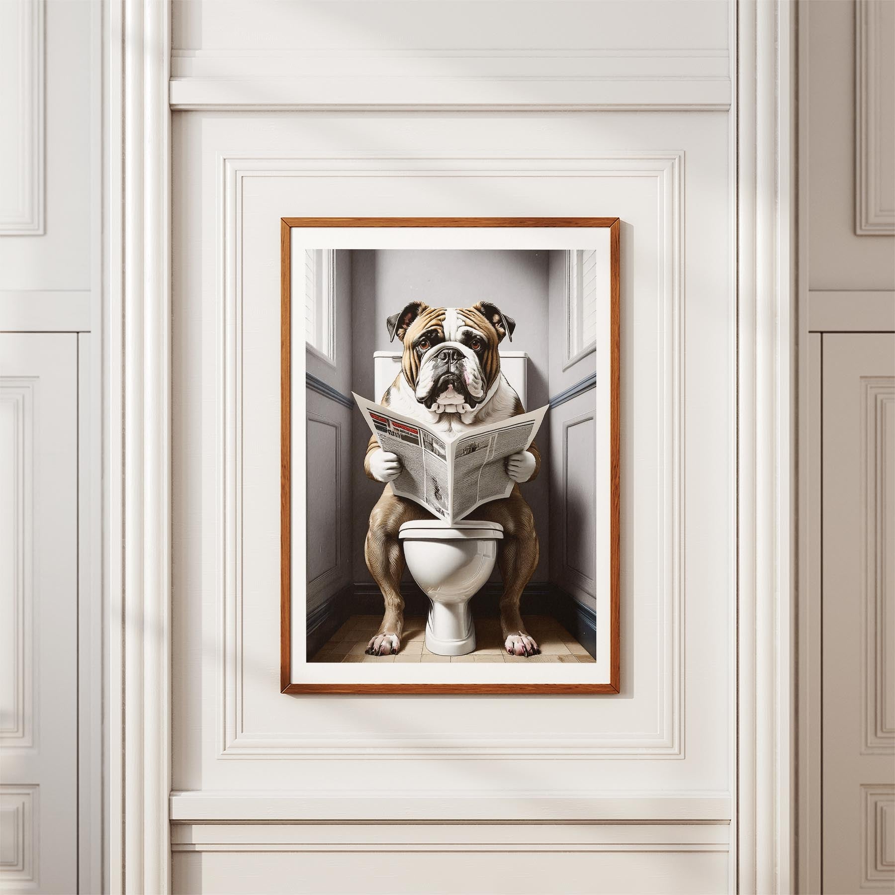 Bulldog Toilet Humour Dog Series 7 image 3