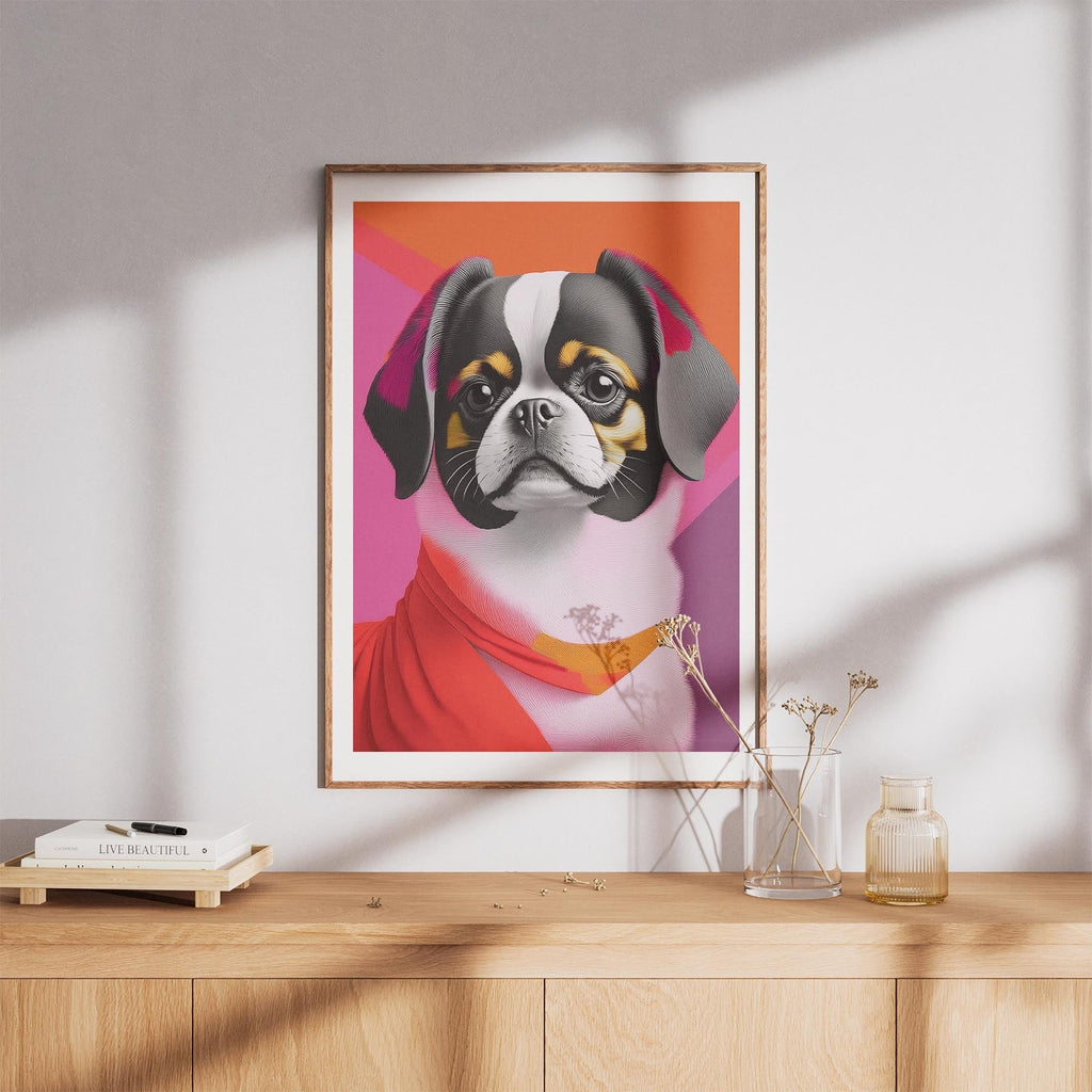 Japanese Chin Modern Pop Dog Series image 8