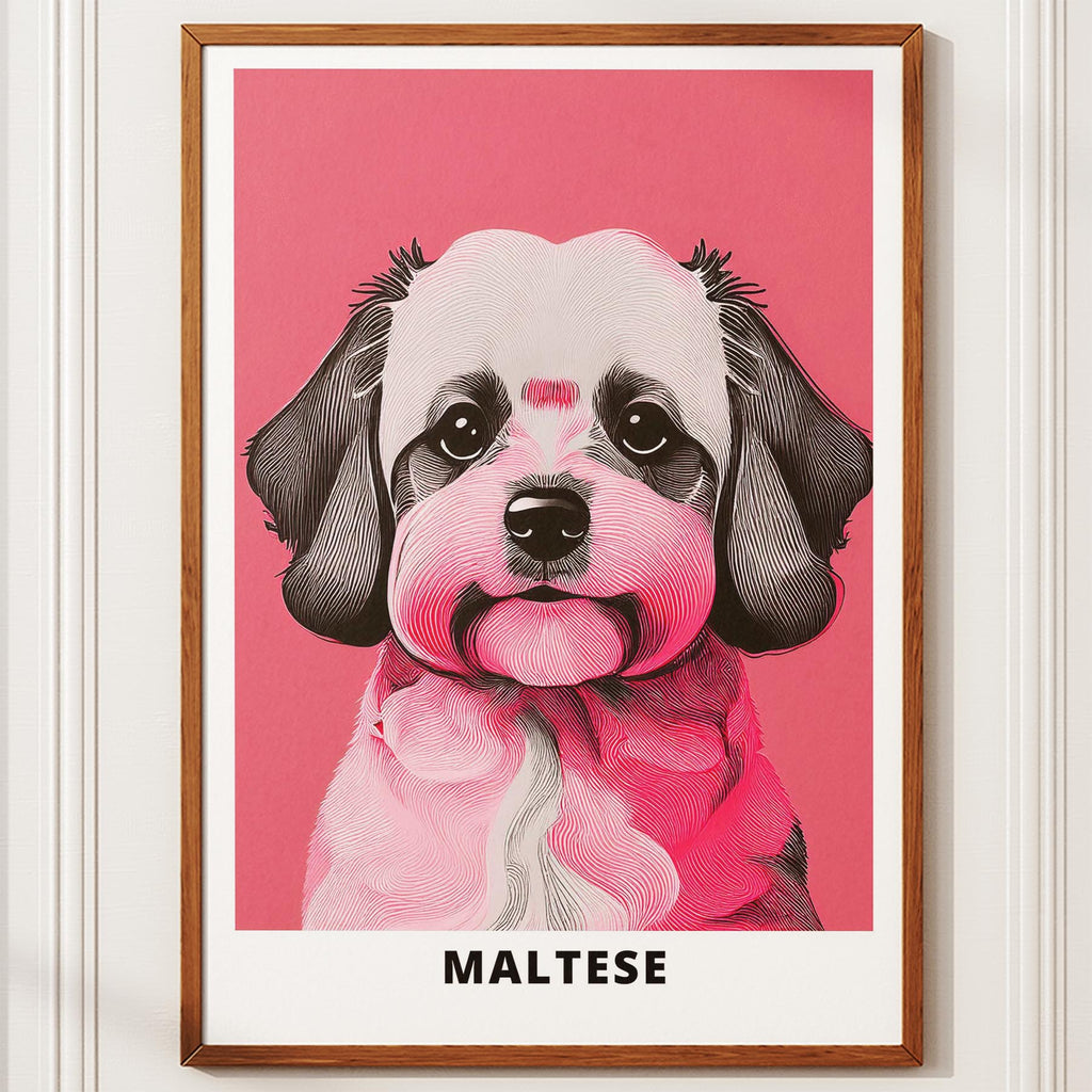 Maltese Pink and Black Dog Series 1 image 10