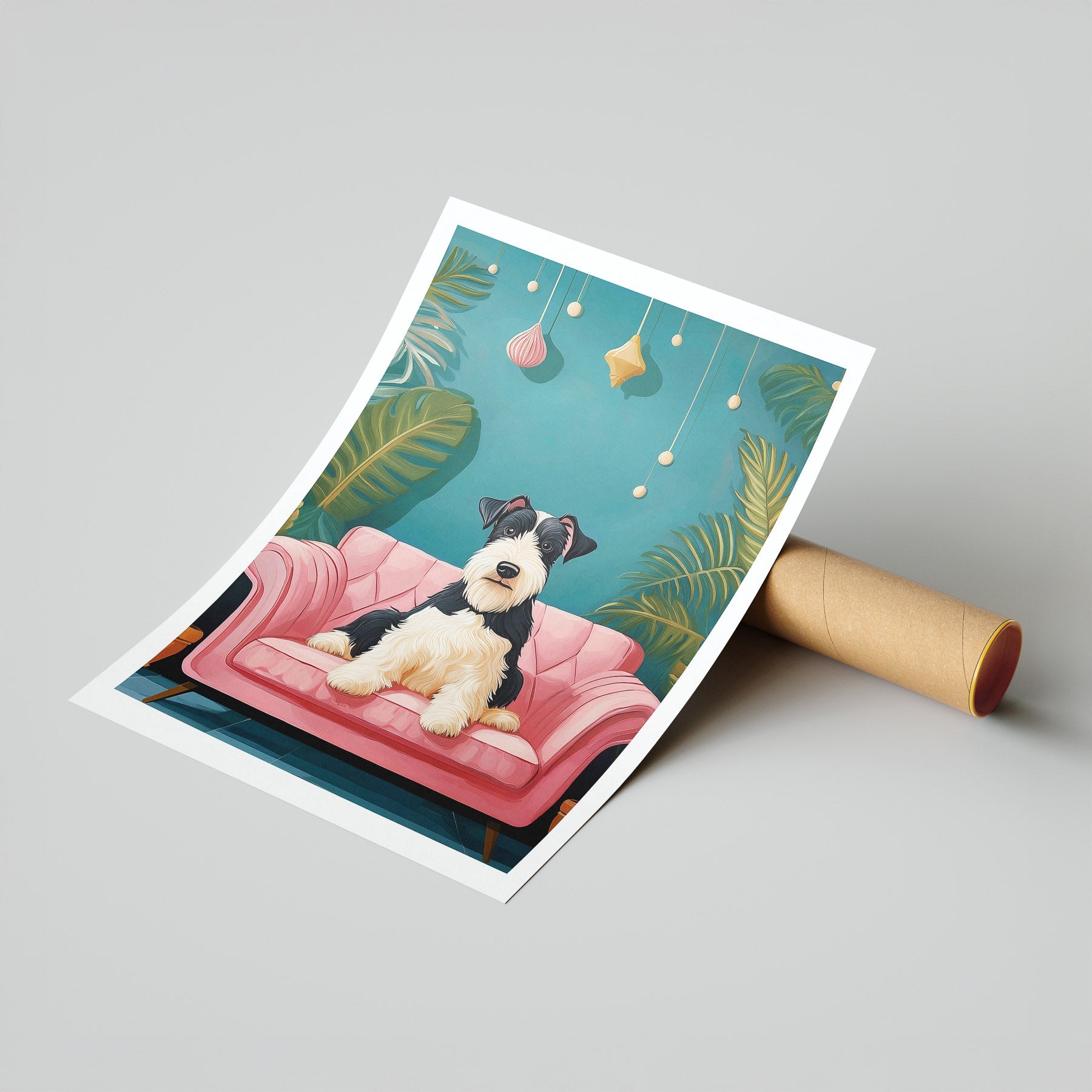 Fox Terrier  Just Lounging Around image 7