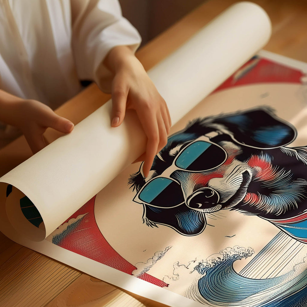 Dachshund Hokosai Surfer Dogs 2 image 3