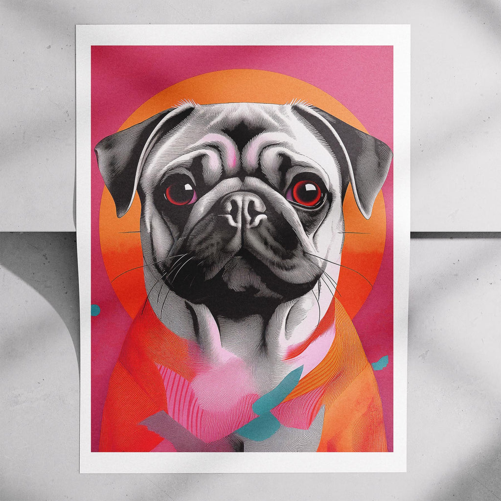 Pug Modern Pop Dog Series image 7