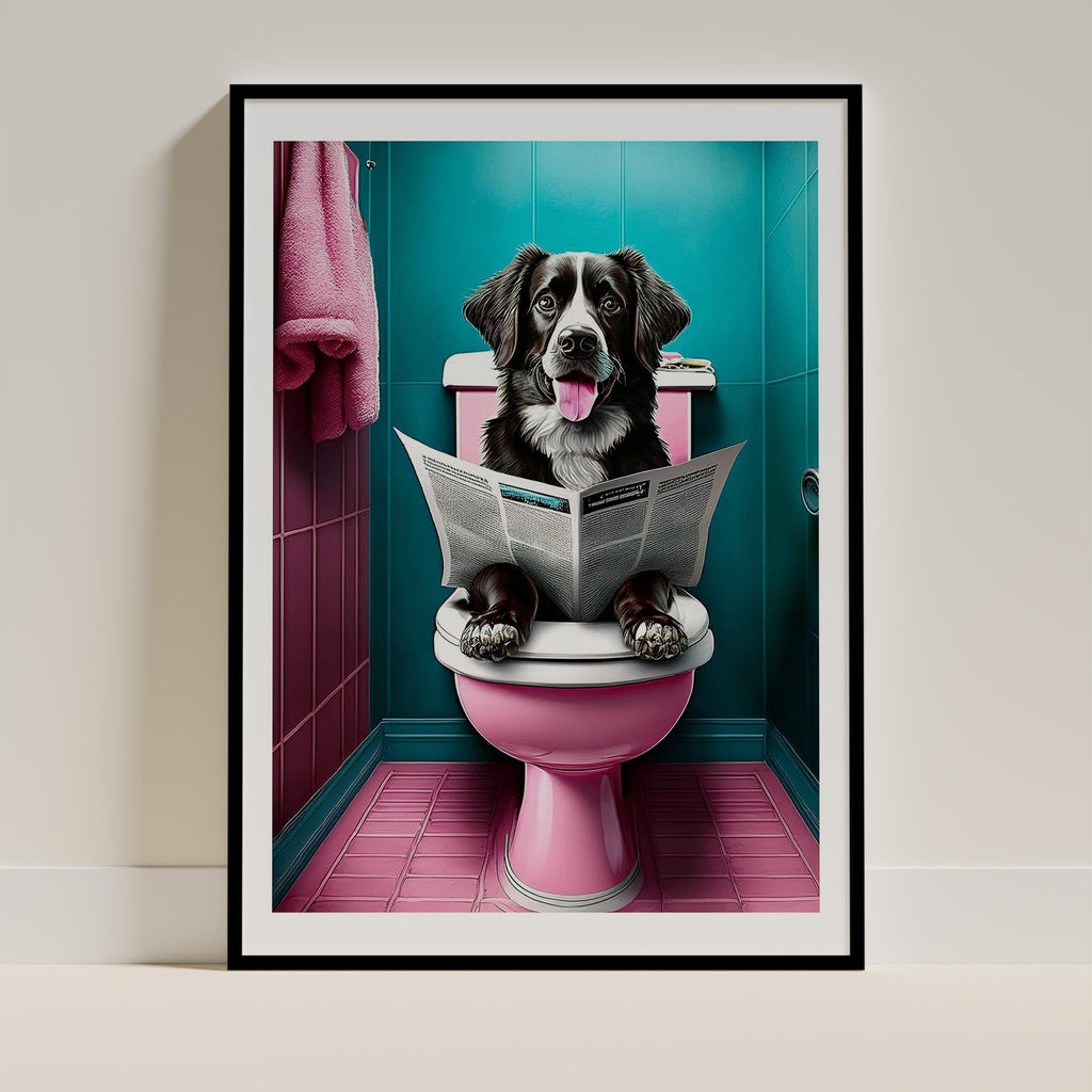 Murray River Retriever Toilet Dogs PInk and Turquise image 0