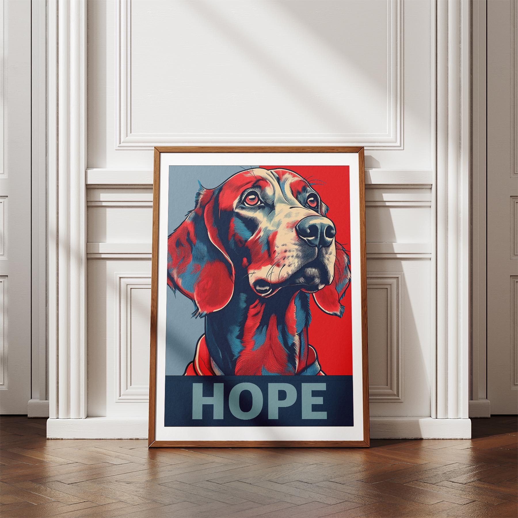 Irish Setter HOPE Series Inspired by the Obama Poster image 4