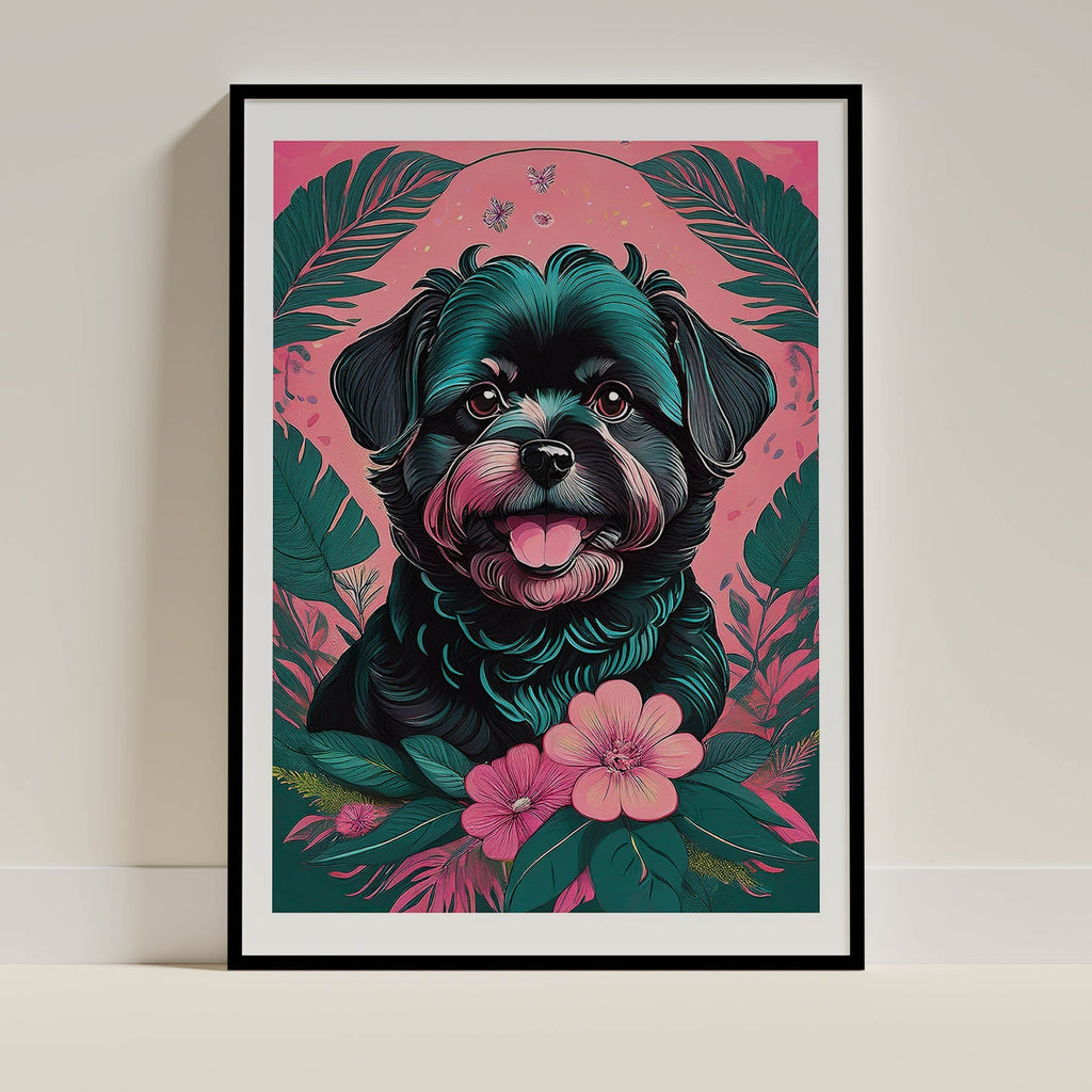 Pomapoo Flowery Dog image 0