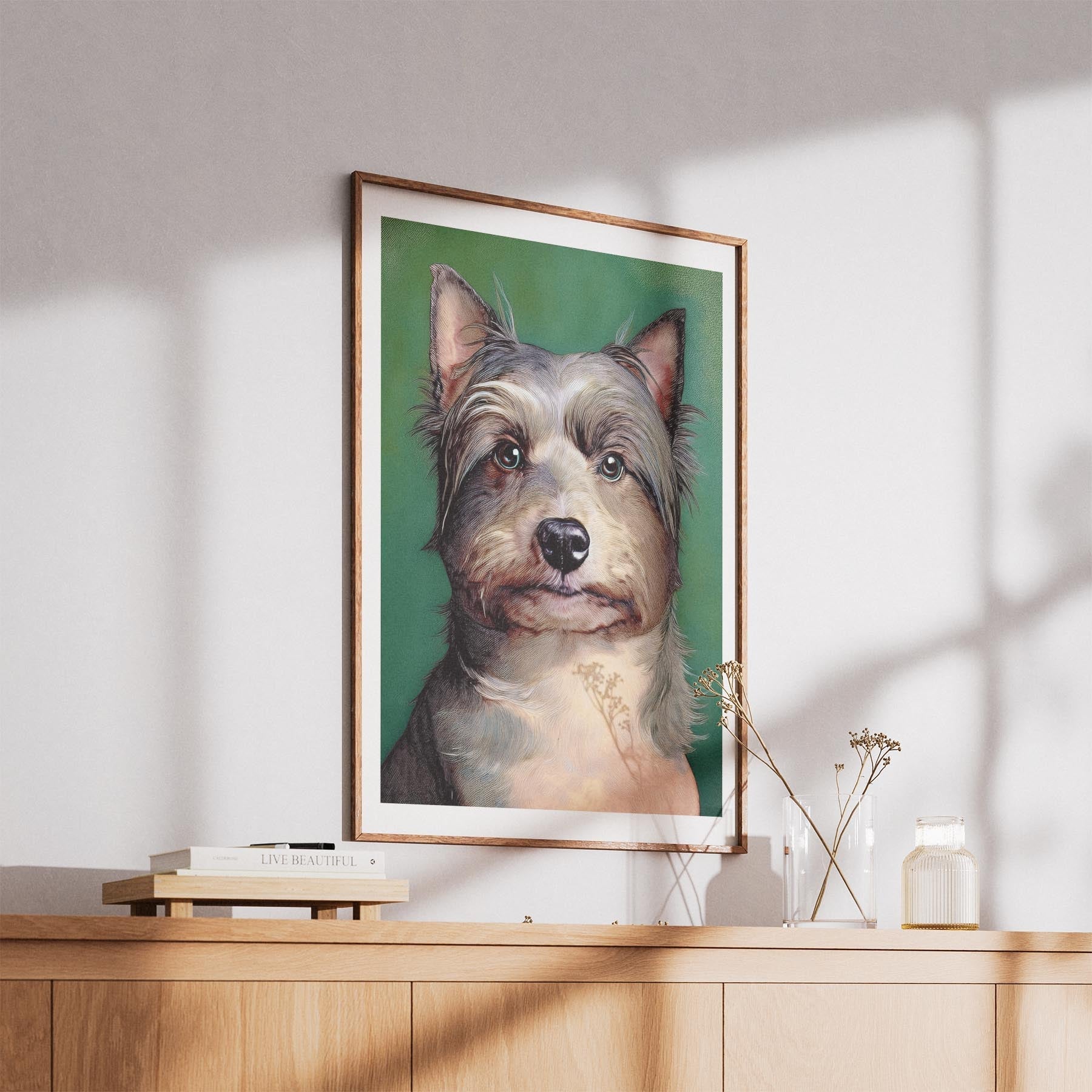Australian Silky Terrier Green Painted Series image 5