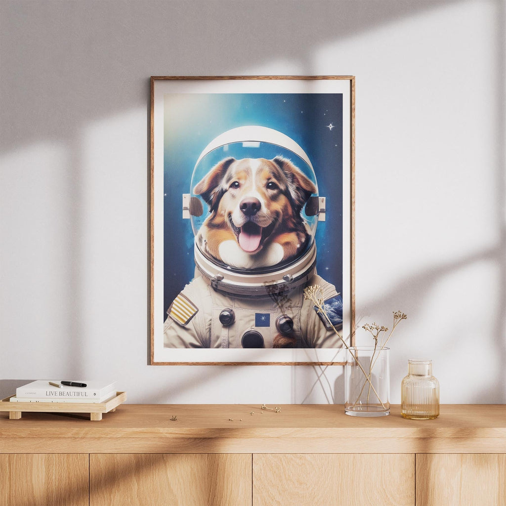 Australian Shepherd Astronaut Dog Series image 8